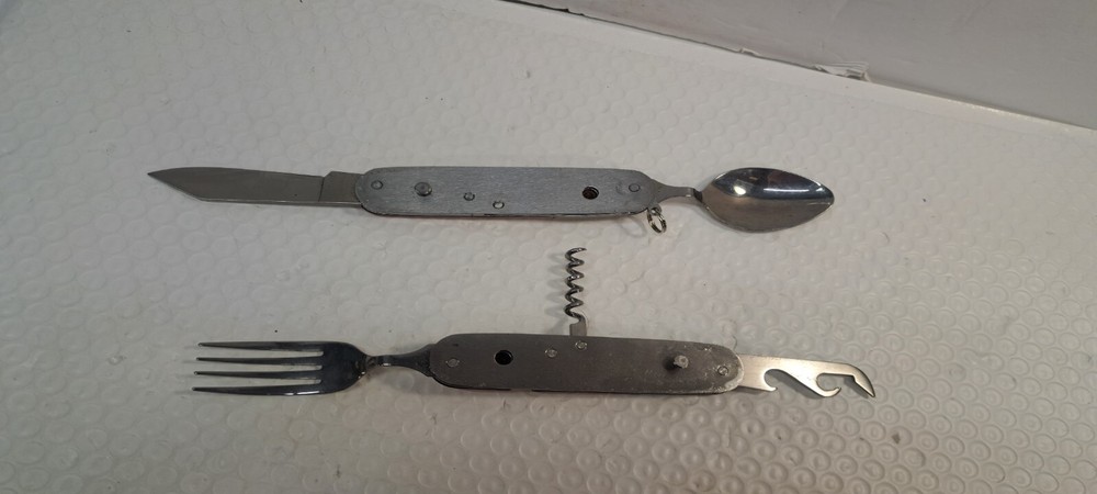 GENTLEMENS HARDWARE BRANDED MESS KIT MULTITOOL SPOON, KNIFE FORK