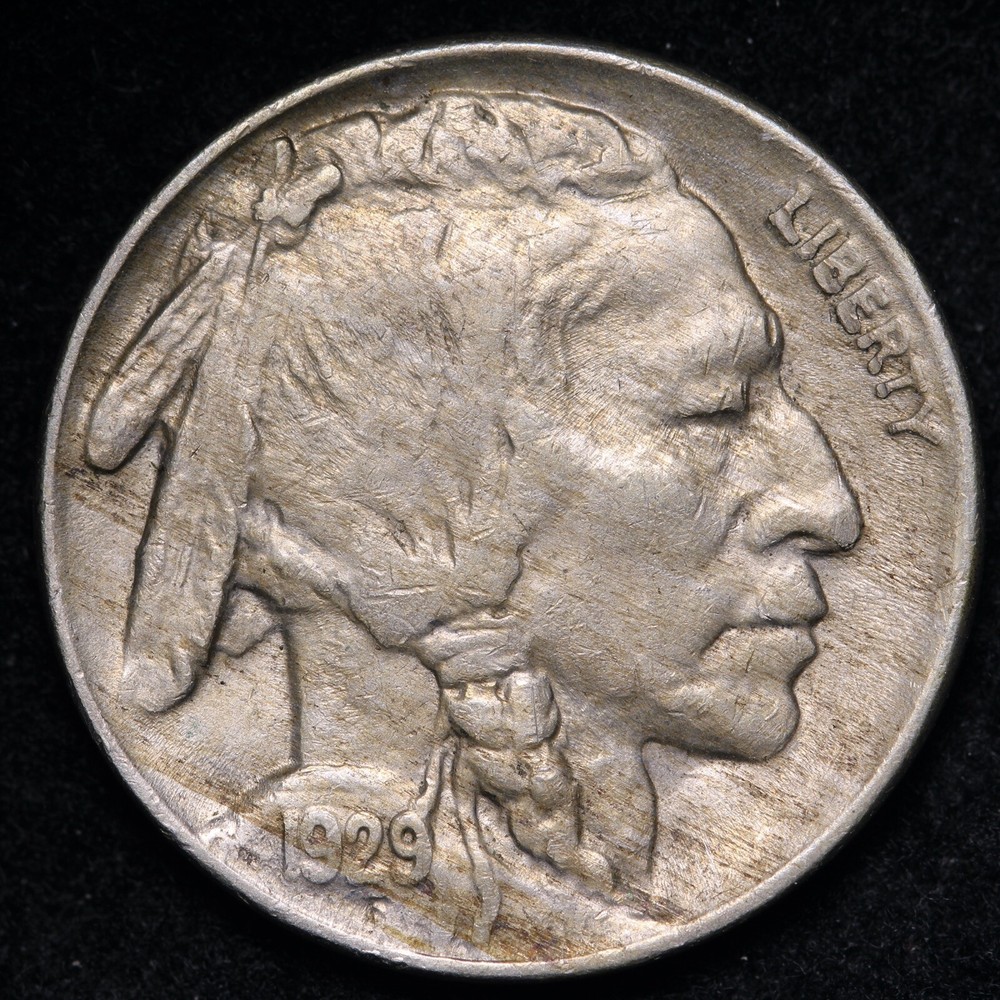 1929 Buffalo Nickel CHOICE AU+/UNC E177 ACB
