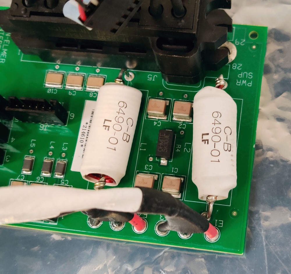 Perkin Elmer N0779534 RF Power Supply Interface Board PCB w Connecting Cables