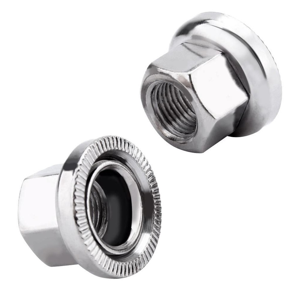 4Pcs M10 Foldable Wheel Hub Nuts MTB Hardware Bolts
