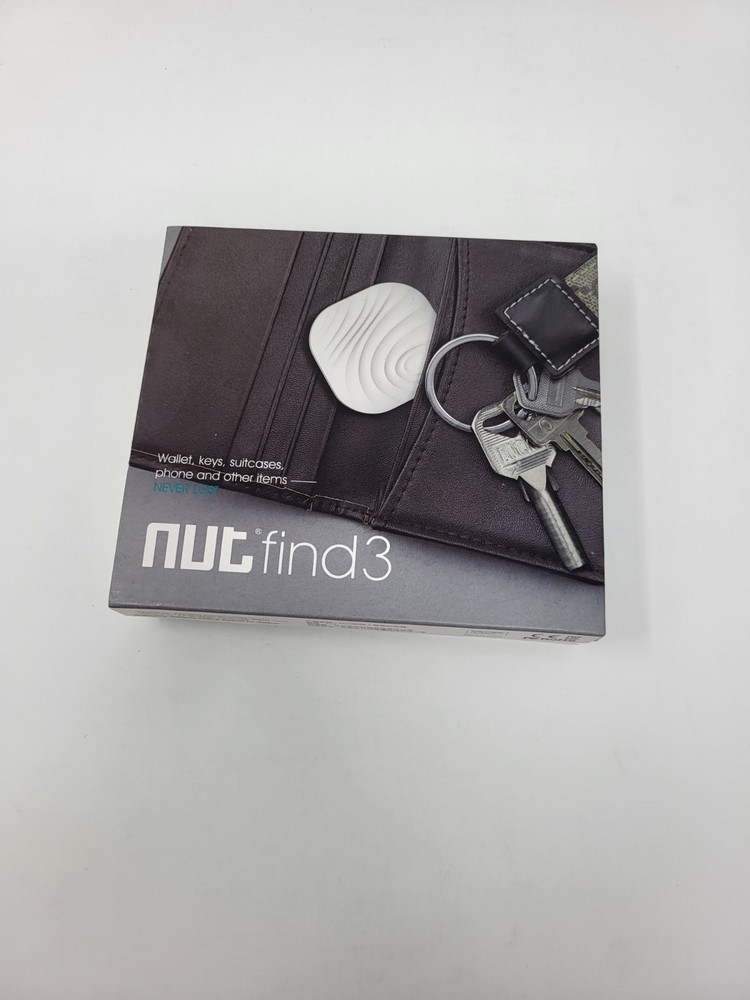 NUT FIND 3 SMART TRACKER IN White - NEW OPEN PACKAGE