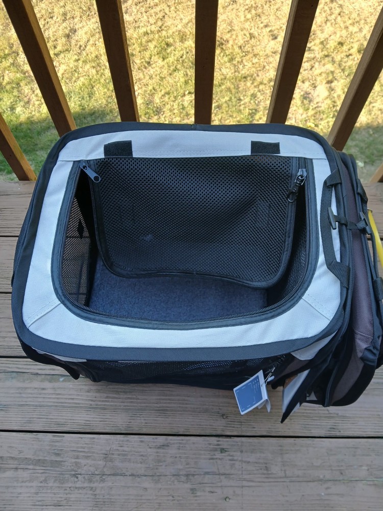 Foldable Pet Carrier Bundle - Holds 2 Animals - Brand New