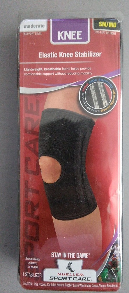 Mueller Knee Stabilizer, Black, Small/medim