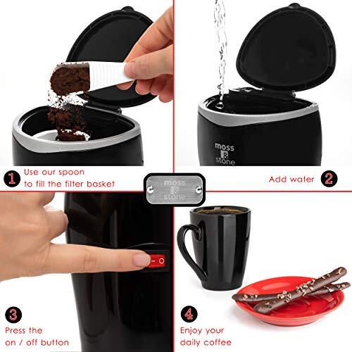 Mini Drip Coffee Maker with Mug, Small Coffee Pot With Coffee Assorted Styles