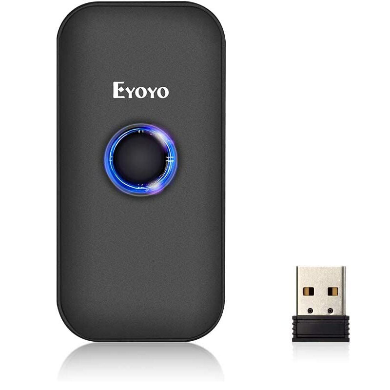 Eyoyo Mini 1D Bluetooth Barcode Scanner Work with Windows Android iOS Phone