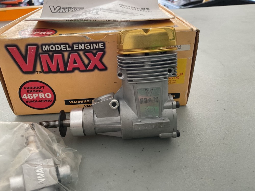 New VMax 46Pro Gold Head RC Airplane Engine