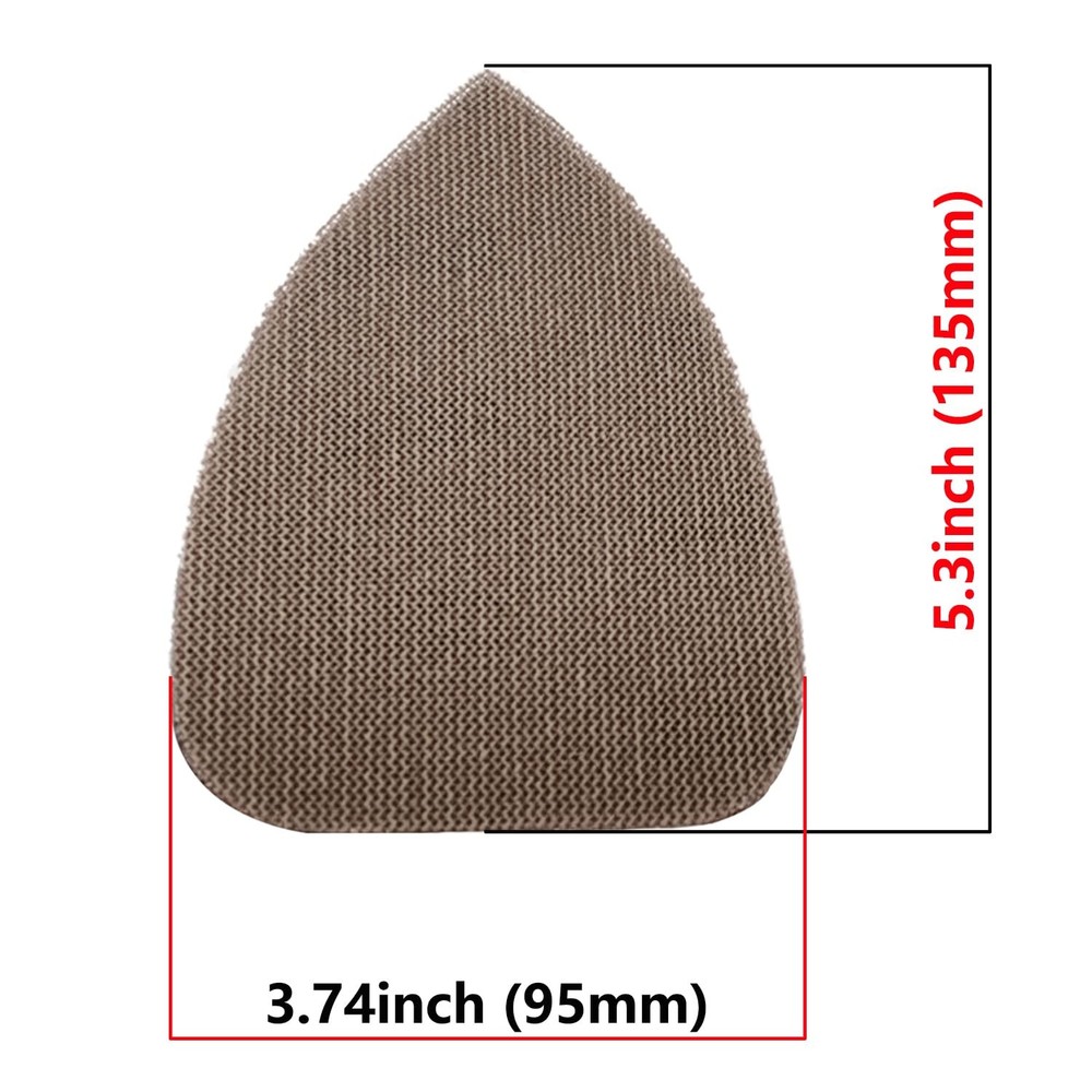Mesh Sanding Sets, 1Pc Sanding Interface Pad and 50Pcs Sanding 80 | 120 | 180...
