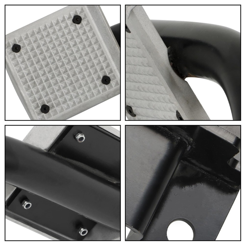 Rear Bumper Bed Step Black Replacement for F150 2015-2019