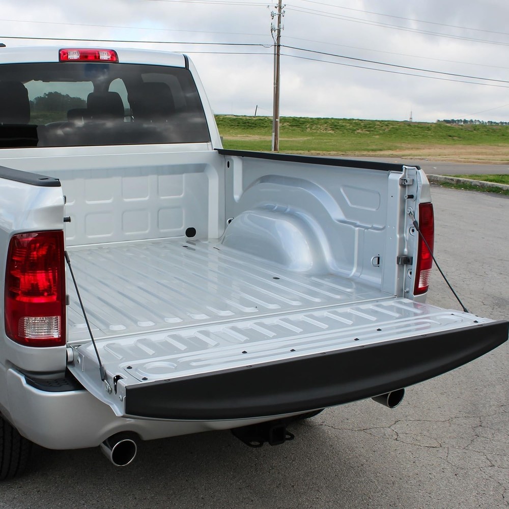 Tailgate Spoiler Molding Cap for 2009-2018 Dodge Ram 1500,Flex Step Cap Top Trim