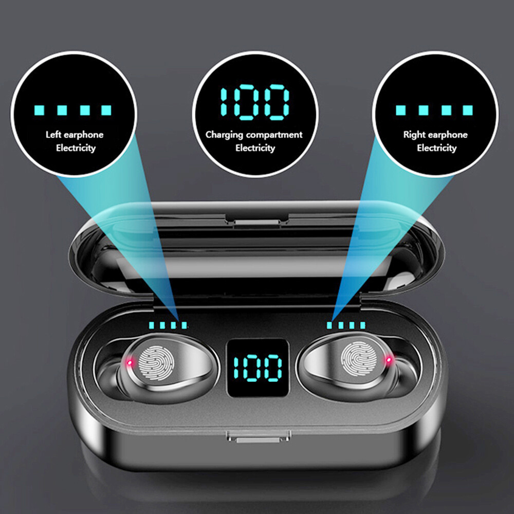 Bluetooth Earbuds for iphone Samsung Android Wireless Earphone IPX7 Waterproof