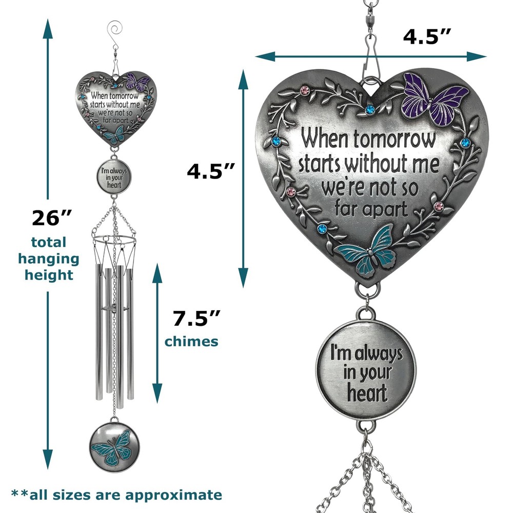 Memorial Windchimes Condolence - in Loving Memory Chimes - #2997