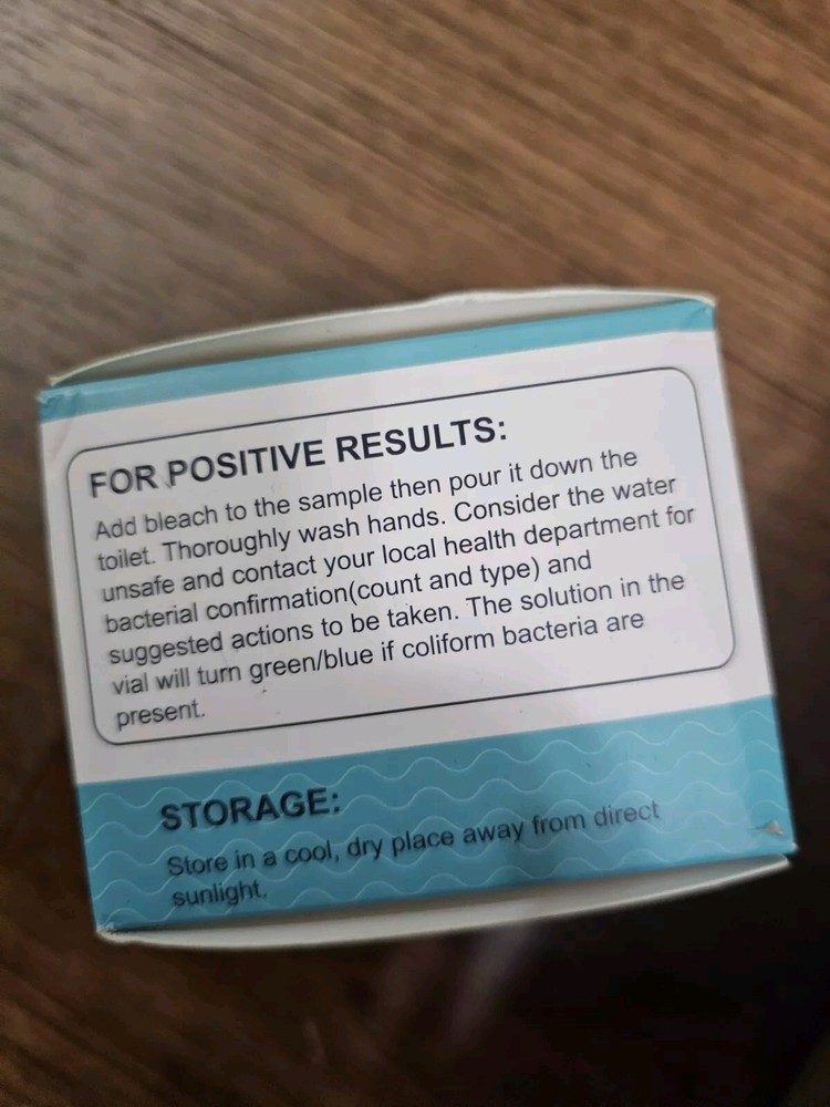 4 Pack Coliform Bacteria Water Test Kit 4 Pack