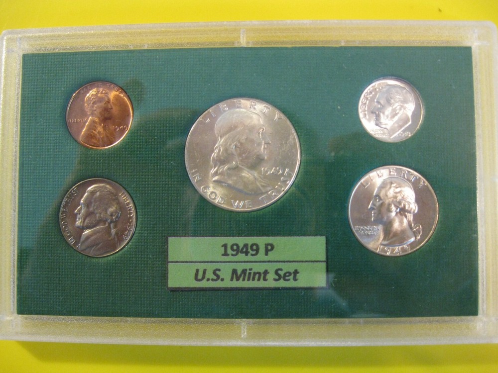 1949 P US Mint Set Brilliant Uncirculated!