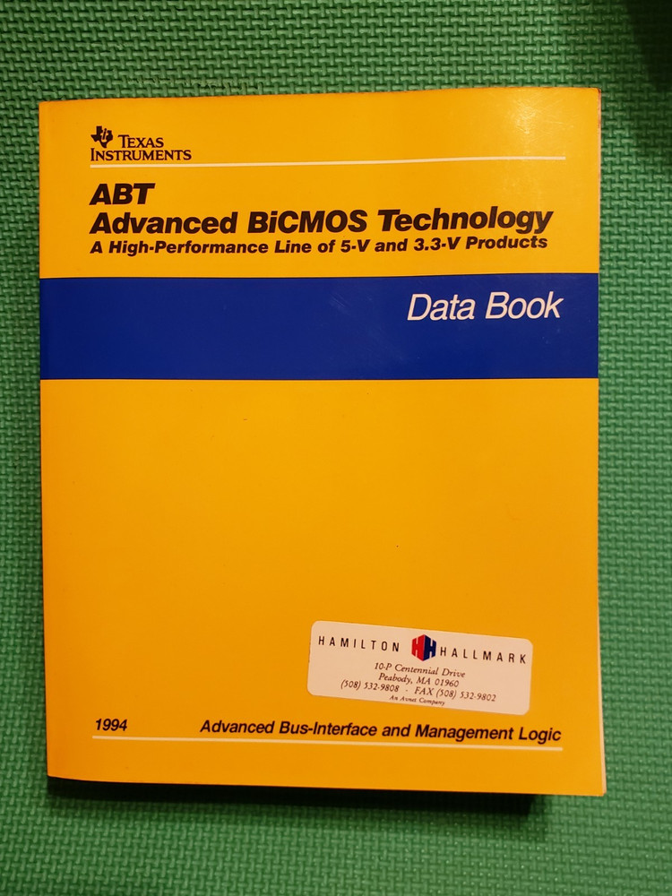 Texas Instrument  ABT Advanced  BiCMOS Technology Data Book  - 1994
