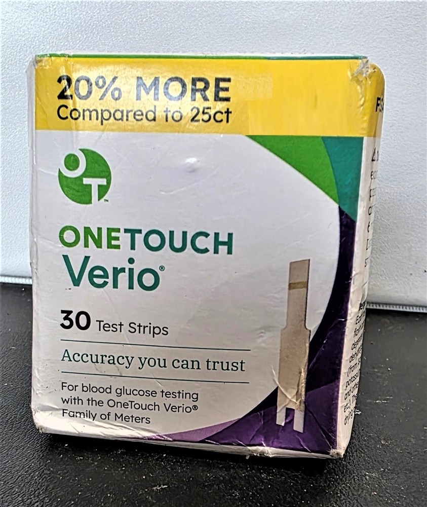 OneTouch Verio Test Strips (30 count).