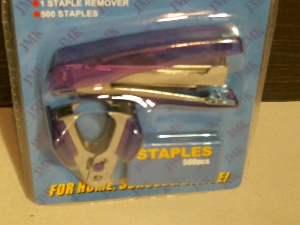 JMK STAPLER / REMOVER & 500 STAPLES (05052) FS