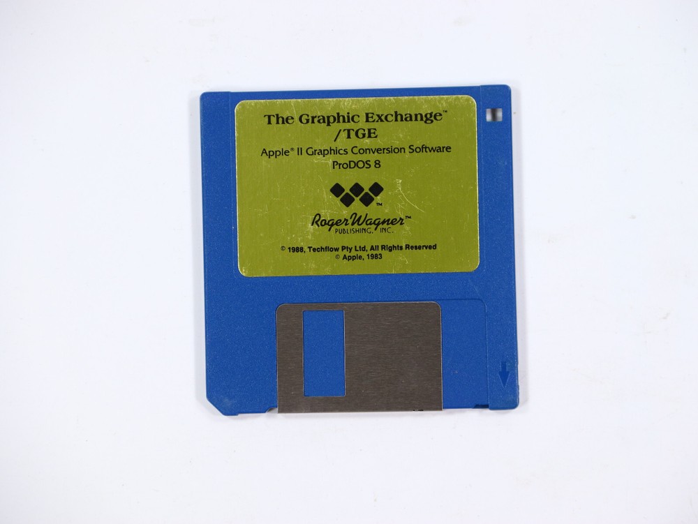 The Graphic Exchange TGE Apple II Graphics Conversion Software & Manual ProDOS 8