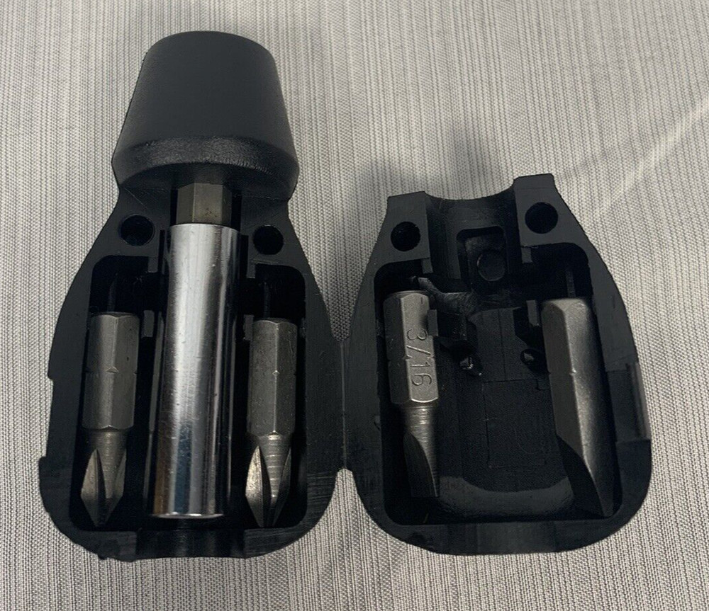 Pocket Screwdriver, 4 Interchangeable Bits, Thorsen 6 pc