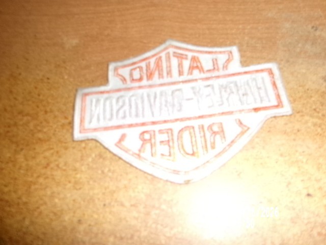 LATINO Harley Davidson Rider Patch
