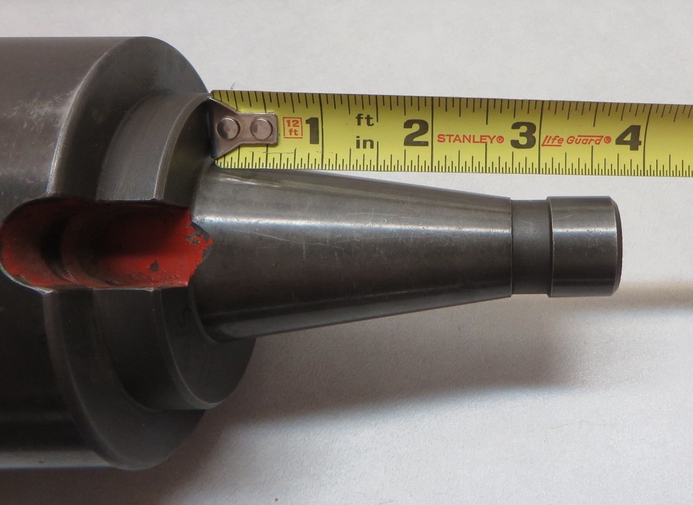 NMTB40 BORING HEAD, WITH BORING BAR, USED, MILLING TOOL. UNKNOWN MAKER. AS IS.