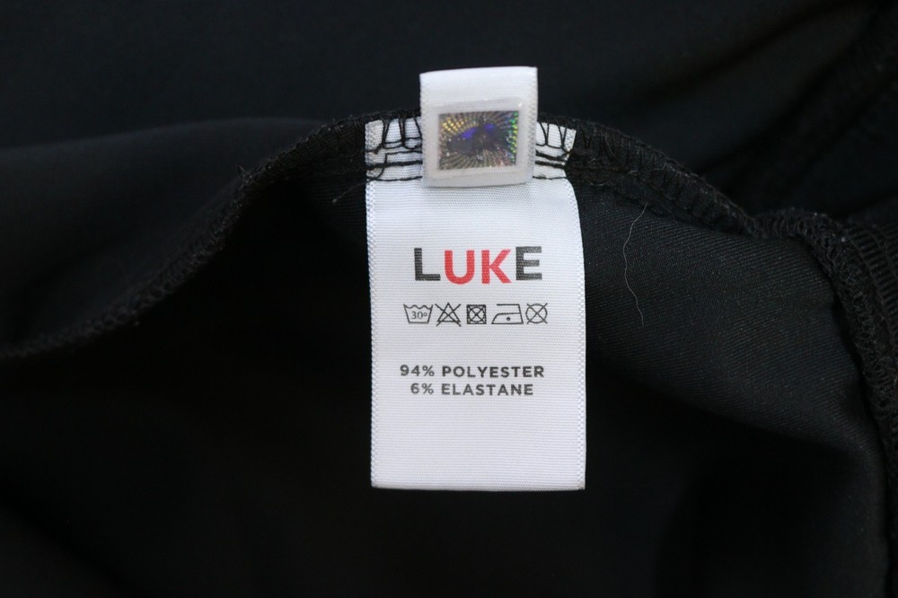 LUKE SPORT Black Track Jacket with Hood Medium