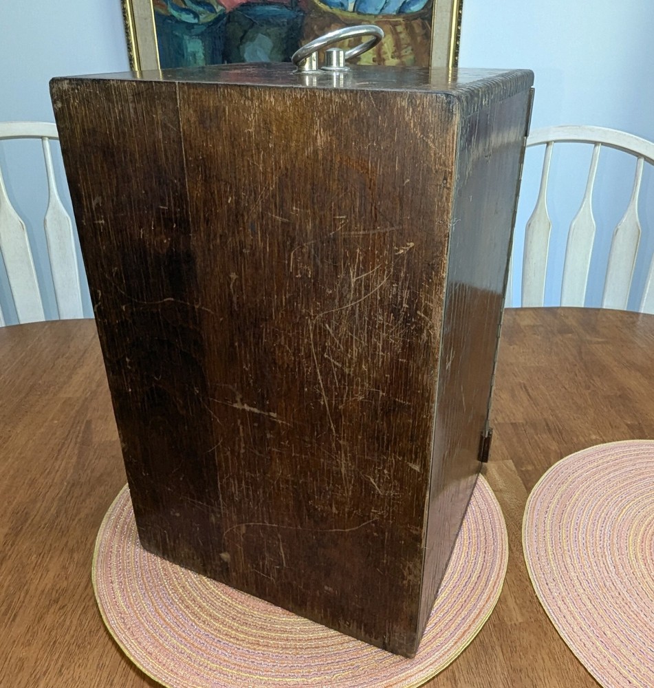 Antique C BAKER London Precision Microscope Complete Set Binocular NICE Loaded