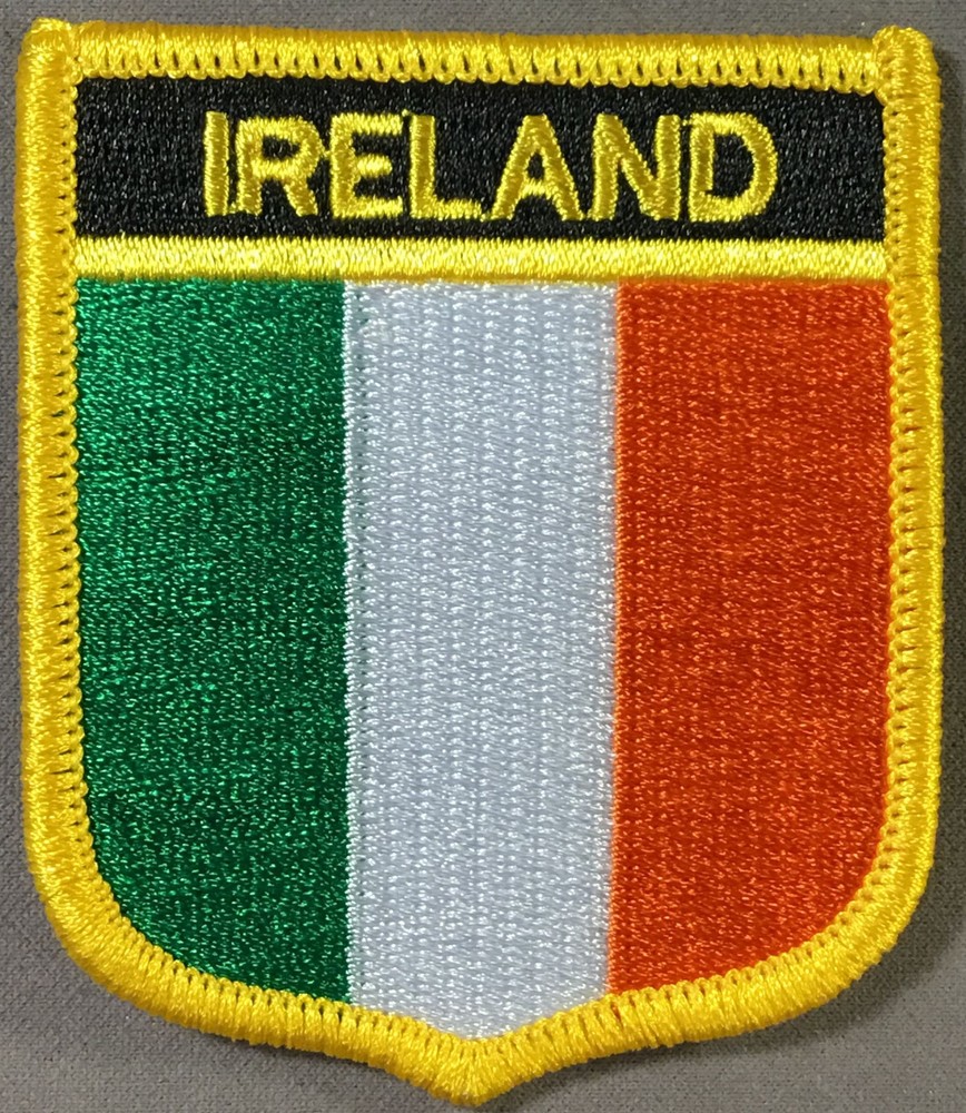 Ireland Shield  2.75" x 2.25" patch