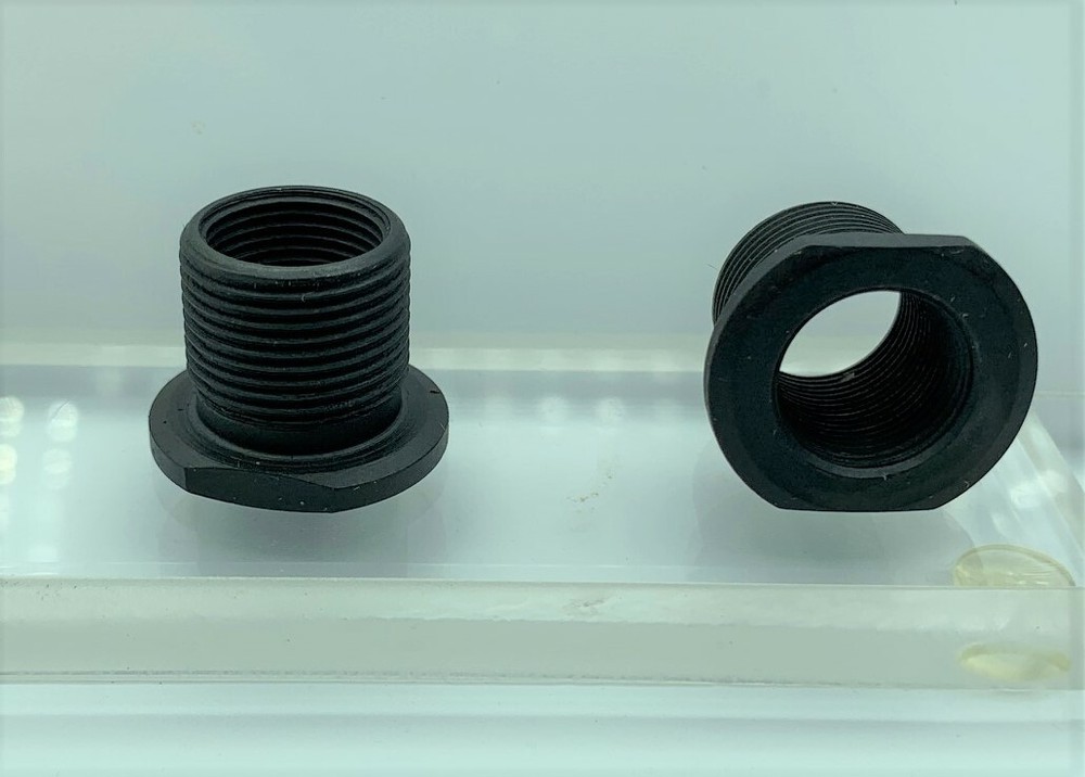 Rifle Barrel Threaded Adapter 1/2-28 to 5/8-24 Muzzle Adapter