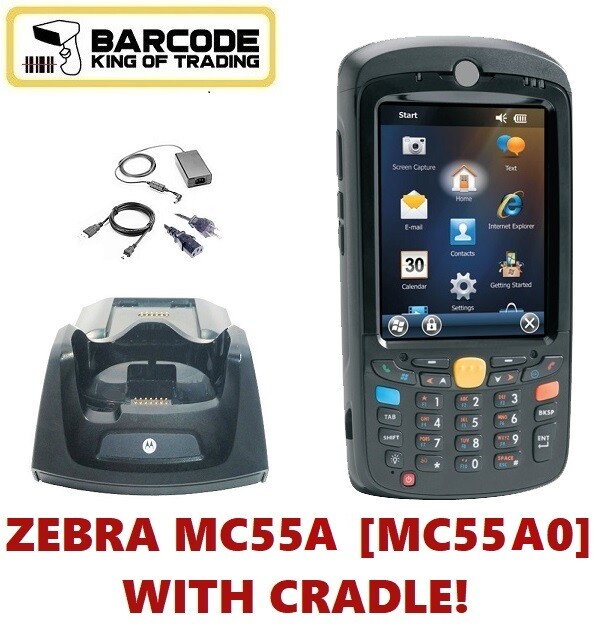 Zebra MC55A0-P90SWRQA9WR, Laser Barcode Scanner, WiFi, Numeric Keys + Cradle!🔥⭐
