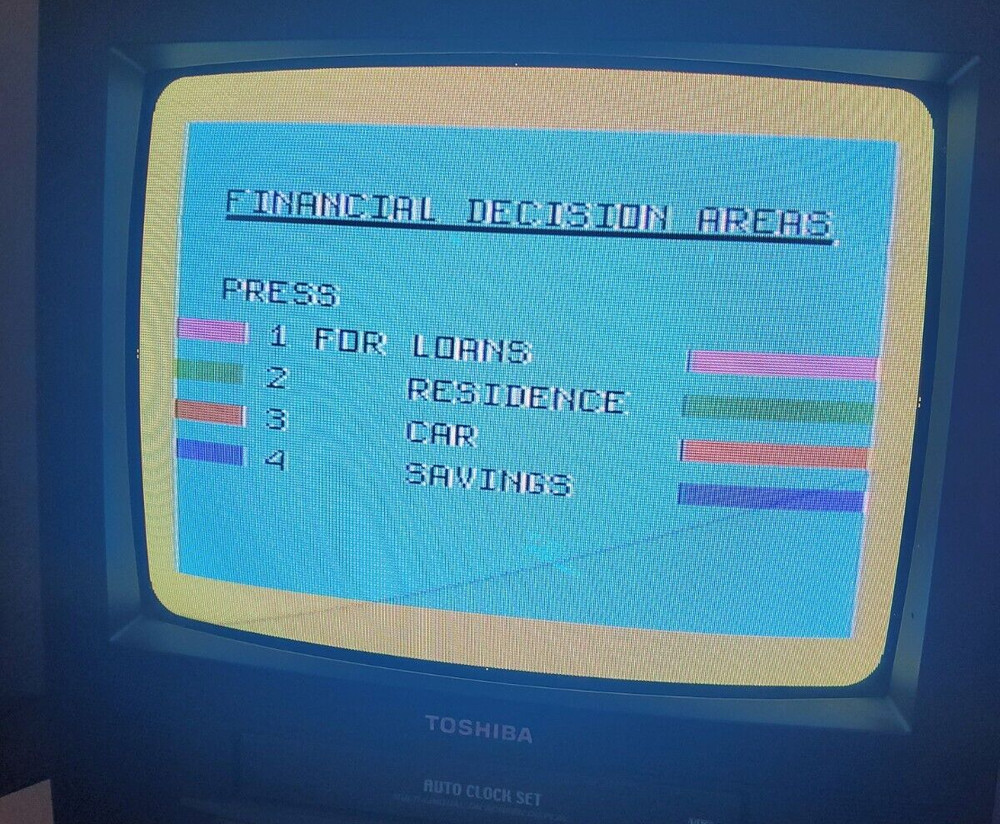 Texas Instruments Computer Software TI-99 Home Financial Decisions Tested