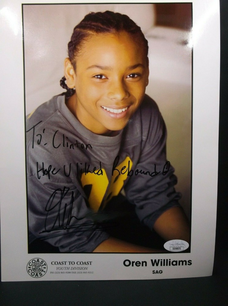 OREN WILLIAMS Autographed 8 x 10 Photo JSA COA