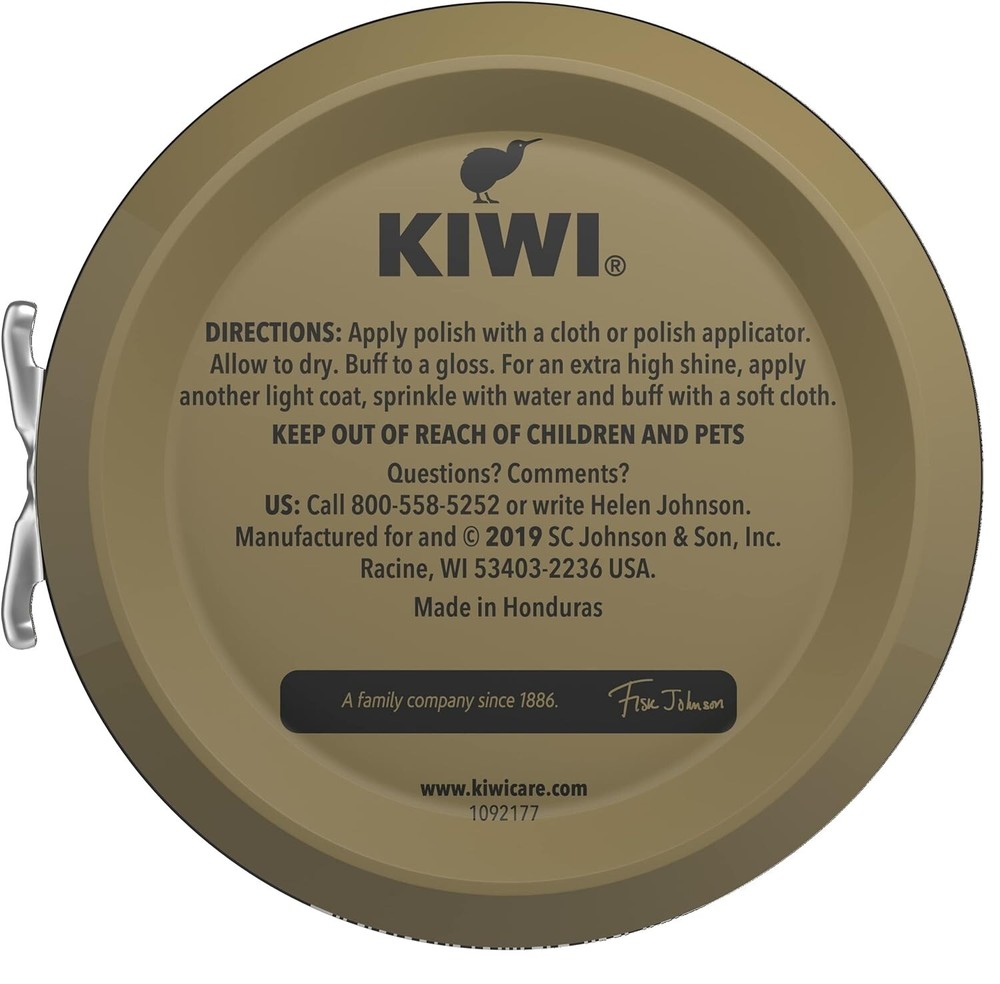 Kiwi Polish Paste Black, 2.5 Ounce (Pack of 1)