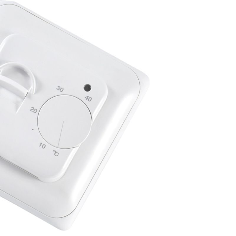 Electric Floor Heating Thermostat 16A Manual Temperature Controller w/ Sensor AO