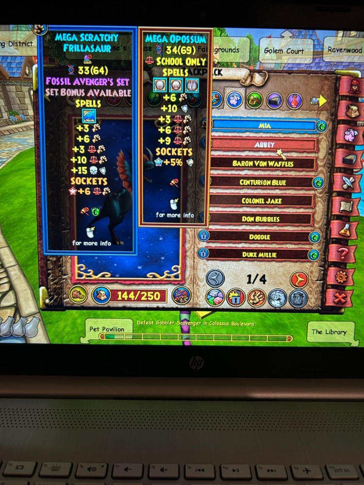 wizard101 account