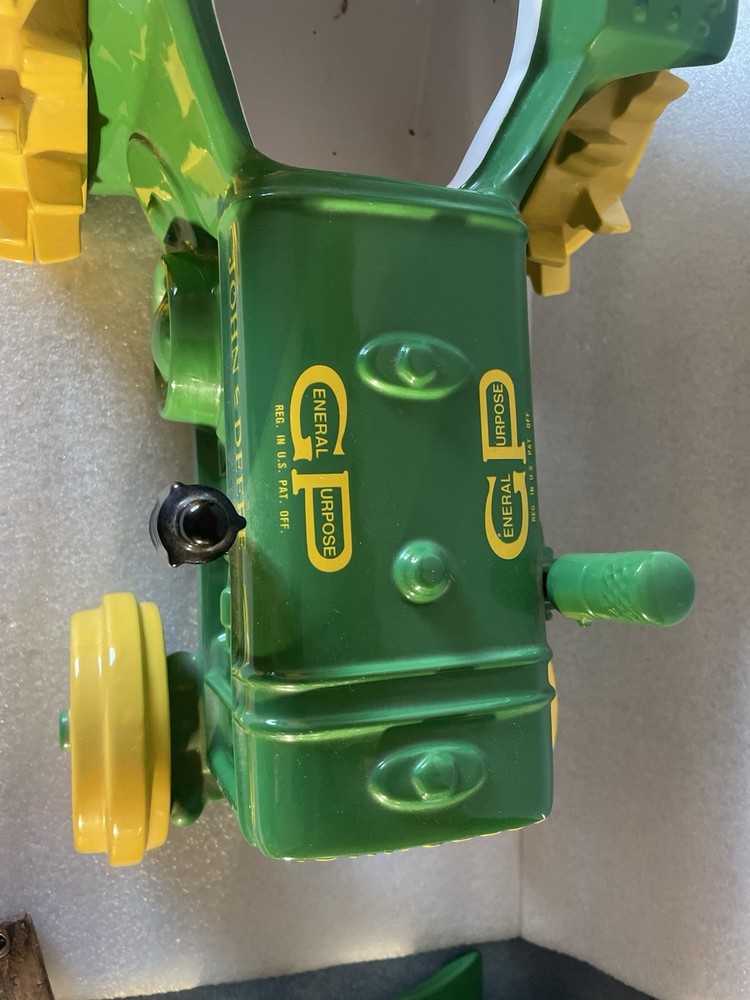 John Deere Tractor 1998 Enesco Ceramic Cookie Jar - Numbered - Some Damage
