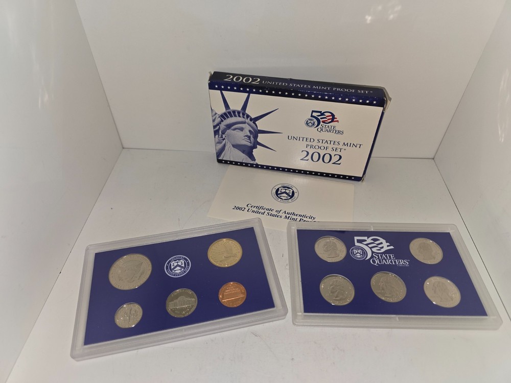 2002 US Mint Proof Set uncirculated with COA
