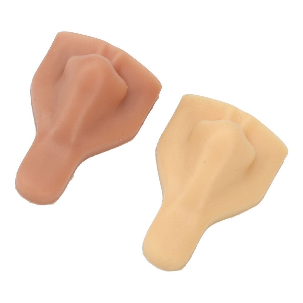 2pcs Soft Silicone Nose Model High Simulation For Practicing Suture
