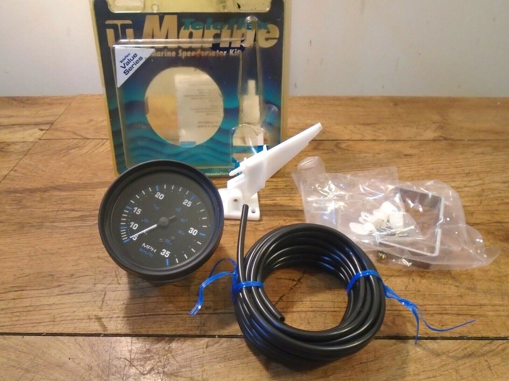 Teleflex marine electronic speedometer 56964P 35 mph speedometer