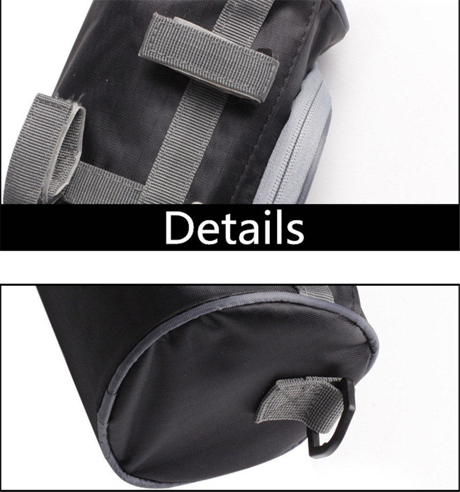 Motorcycle Handlebar Storage Bag Front Fork Pouch Smartphone Pocket Waterproof