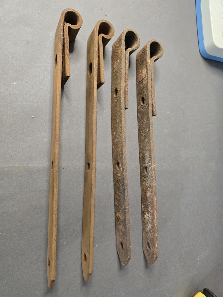 Antique Vintage 12 In. Strap Hinges Gate
