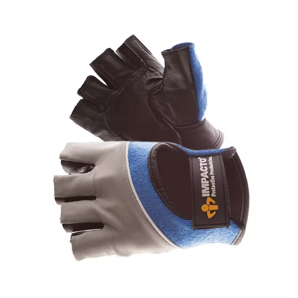 Small Impacto Half-Finger Gel Work Glove