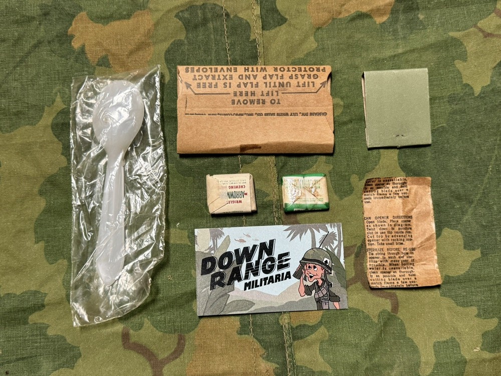 Vietnam War U.S. Personal Effects, C Ration Items LOT
