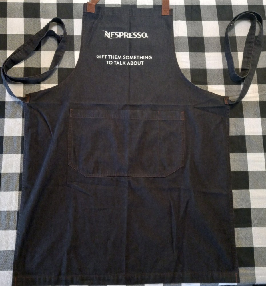 Used NESPRESSO Gift Them Something To Talk About Apron