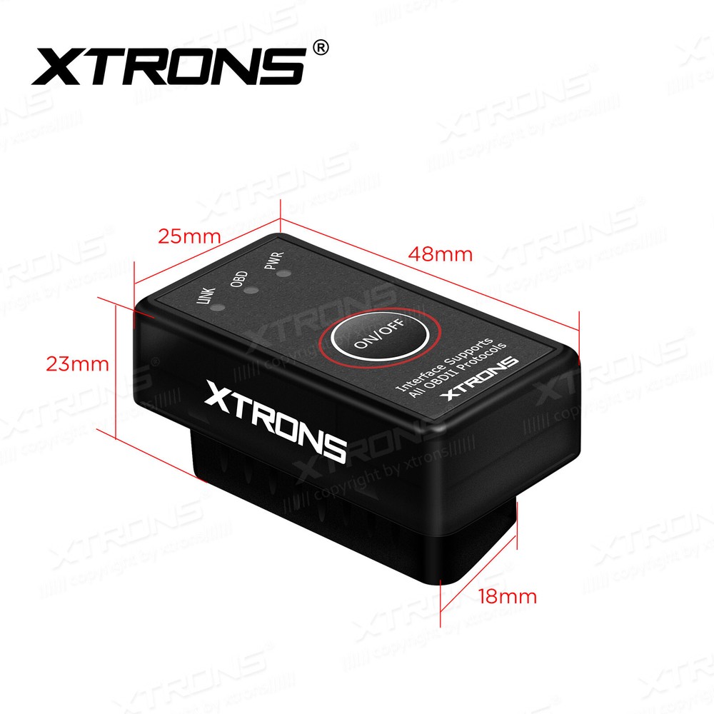 XTRONS OBD2 CANbus Bluetooth Car Vehicles Auto Diagnostic Interface Scanner Tool