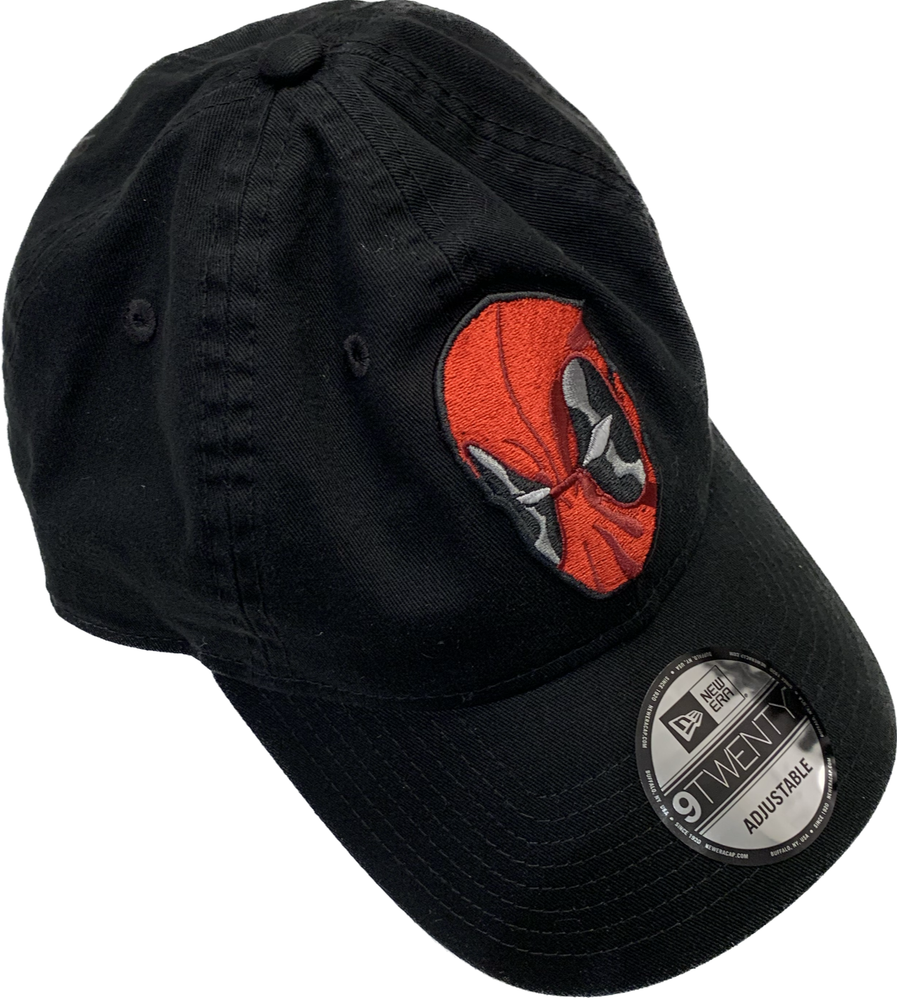 Deadpool Mask Marvel Comics New Era 9Twenty Adjustable Buckle Hat - Black