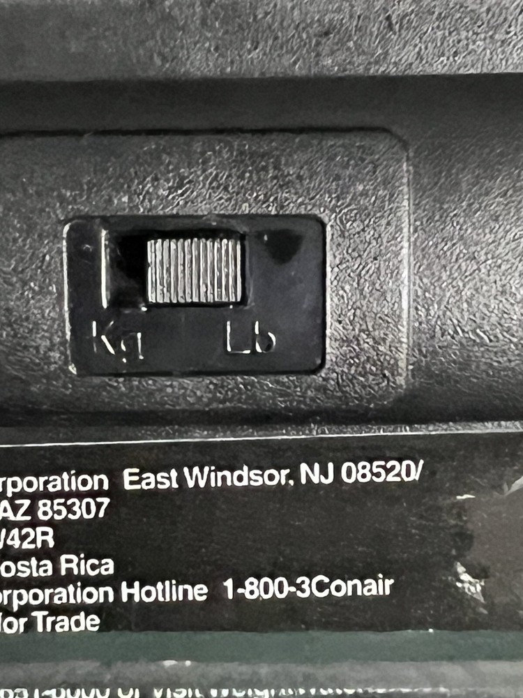 Conair WW42R Glass Precision Electronic Weight Scale.