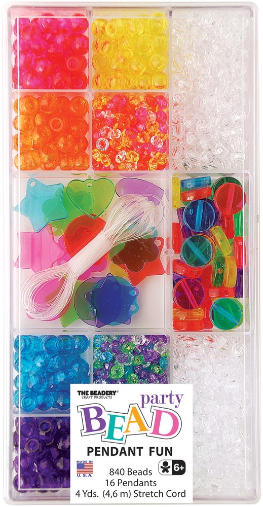 The Beadery Party Bead Box Kit-Translucent Coin - 2 Pack