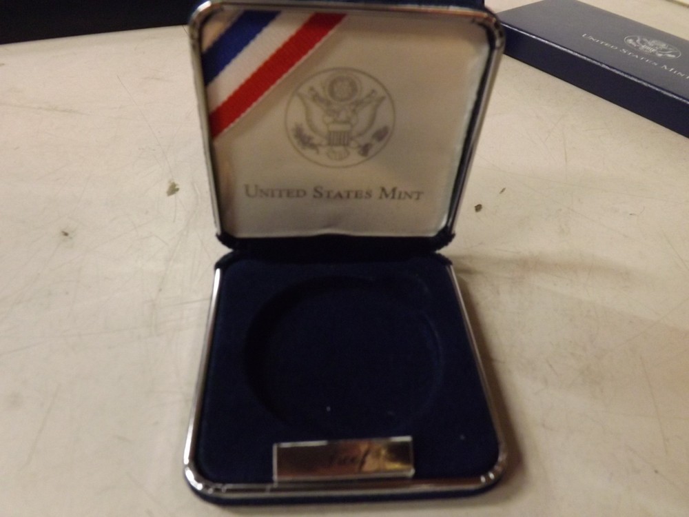 2005 Chief Justice John Marshall Uncirculated Silver Dollar Box Only W/COA