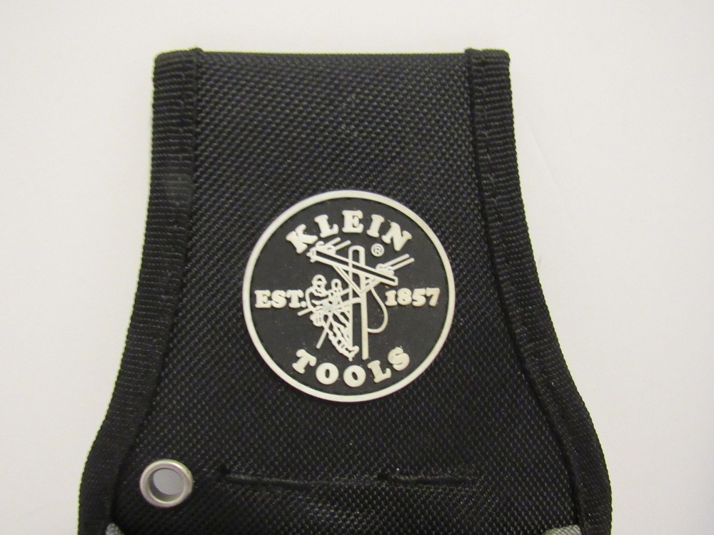 Klein Tools Heavy Duty Nylon Tool Pouch Organizer w/ Clip & Multiple Pockets