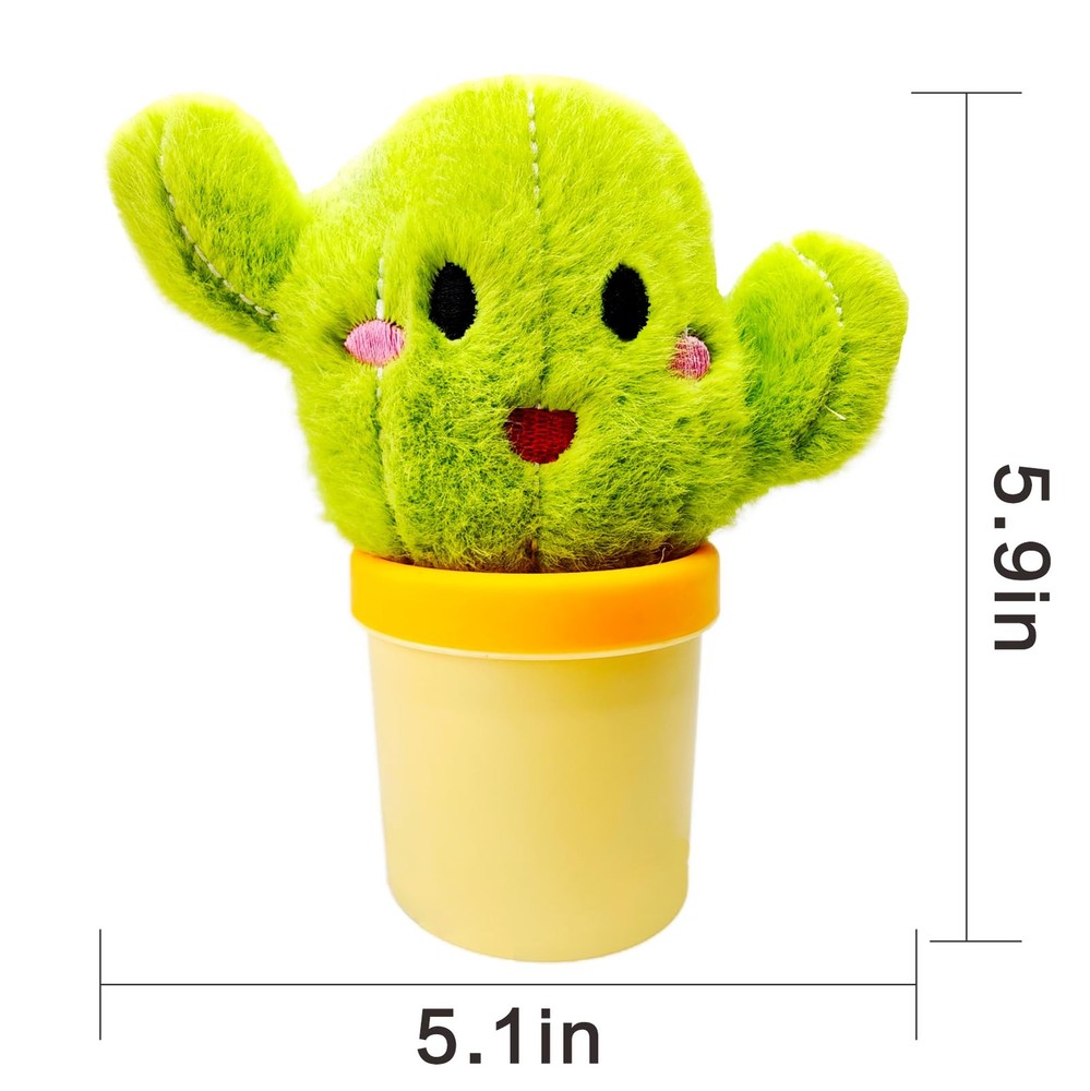 Cactus Pin Cushion Sewing Tool Set with Magnetic Storage, Including 50